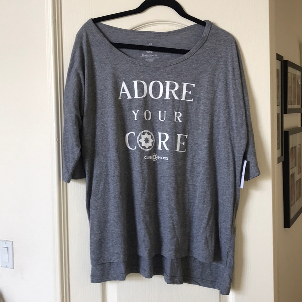 Club Pilates Tunic Top - Adore Your Core NWT